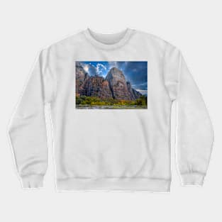 The Great White Throne, Zion National Park Crewneck Sweatshirt